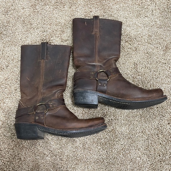 Frye Brown Heeled Boots - Picture 1 of 11